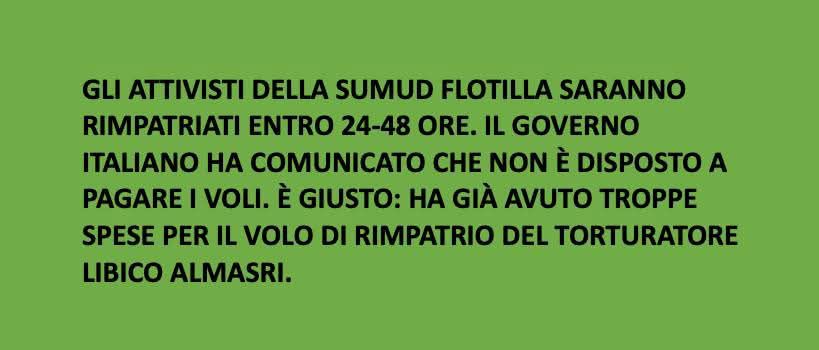 #Flottilla #FlotillaGaza #flotillaglobalsumud 
#governomeloni #IsraeleItalia