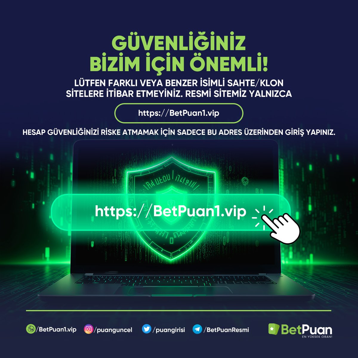 ⭐️ BETPUAN İKİLİ DOĞRULAMA SİSTEMİNİ AKTİF EDİN SİZLER DE ÖNLEMSİZ KALMAYIN !

💯 GOOGLE UYGULAMA İLE GİRİŞLERİNİZE ONAY GELSİN! BETPUAN AİLESİNDE SİZLER DE GÜVENLE KAZANIN !

✅ 7/24 GUNCEL GİRİS: betpuan1.vip

#puancom #puanvip #puangiris #canlitv #güvenlibahis