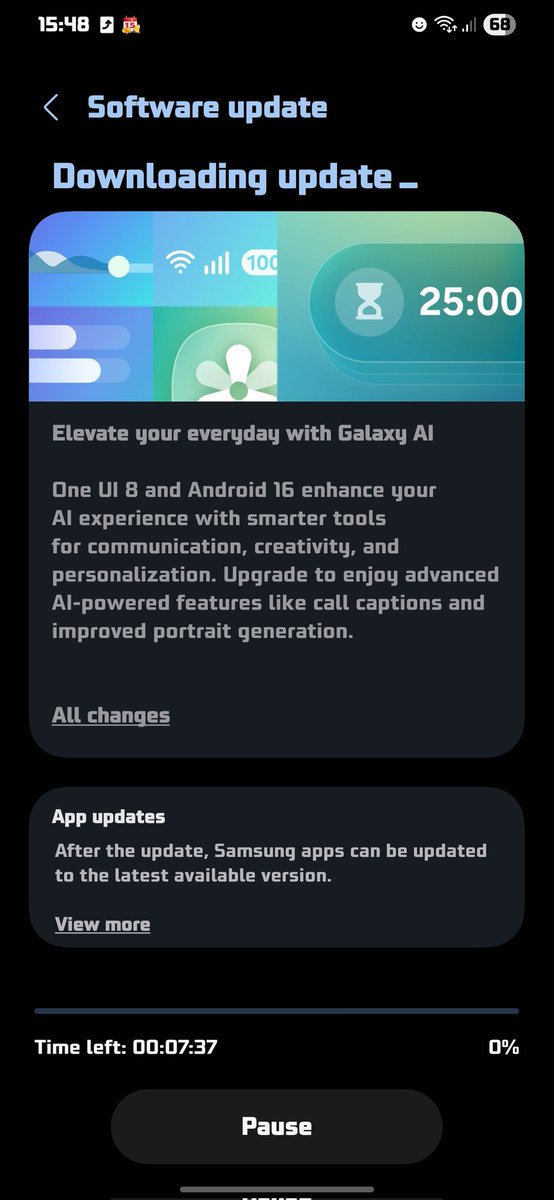 Hendrali's tweet photo. Finally One UI 8 ... Bandung, Indonesia #Samsung #Indonesia https://t.co/ixWoxsQDq6