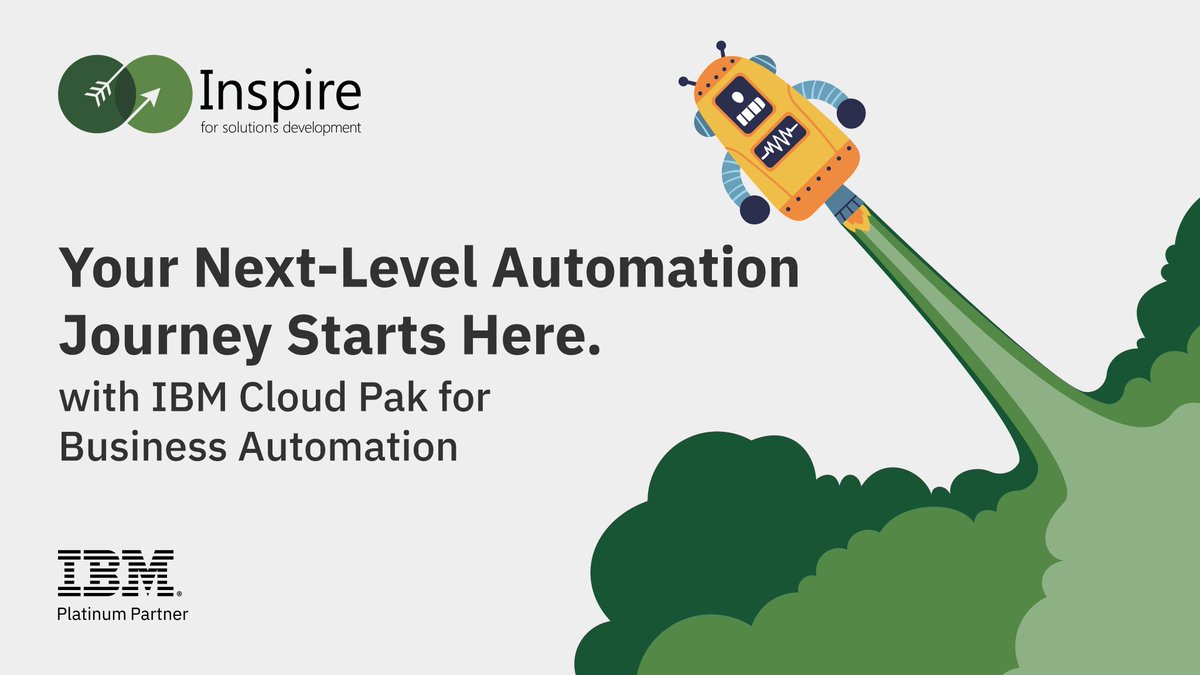 inspirejordan's tweet image. Transformation isn’t optional—it’s essential.

With (CP4BA) and Inspire’s expertise as an @IBM Platinum Business Partner, we help organizations streamline workflows, boost efficiency, and accelerate digital transformation.
👉 Learn more: lnkd.in/e4u3JBBm
##IBMAutomation