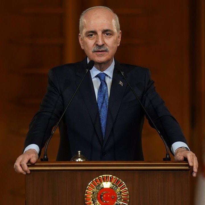 🔴 TBMM Başkanı Numan Kurtulmuş: 

"Bundan sonra çanlar katil Netanyahu ve çetesi için çalacak."