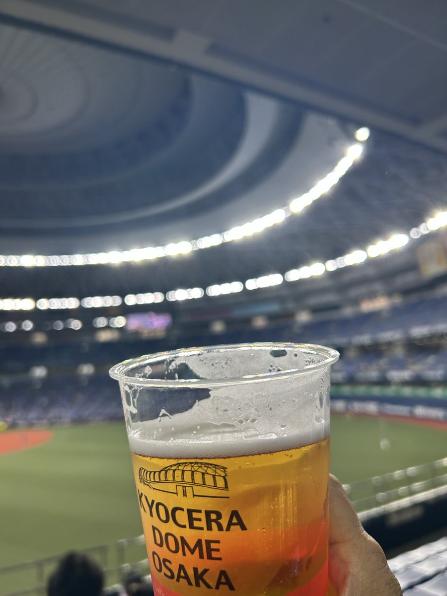 ラスト本拠地！
今日もここから応援📣送る😊
笑顔で終われますように♪