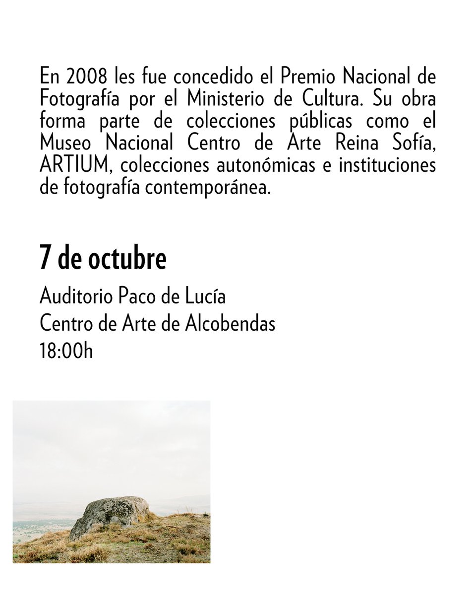 💫 Inauguramos el curso 2025-2026 en PIC.A con una masterclass abierta de los fotógrafos Bleda y Rosa, Premio Nacional de Fotografía.
🗓️ 7 oct · 18h
📍 Auditorio Paco de Lucía, Alcobendas
ℹ️ Matrículas abiertas hasta el 10/10 👉 alcobendas.org