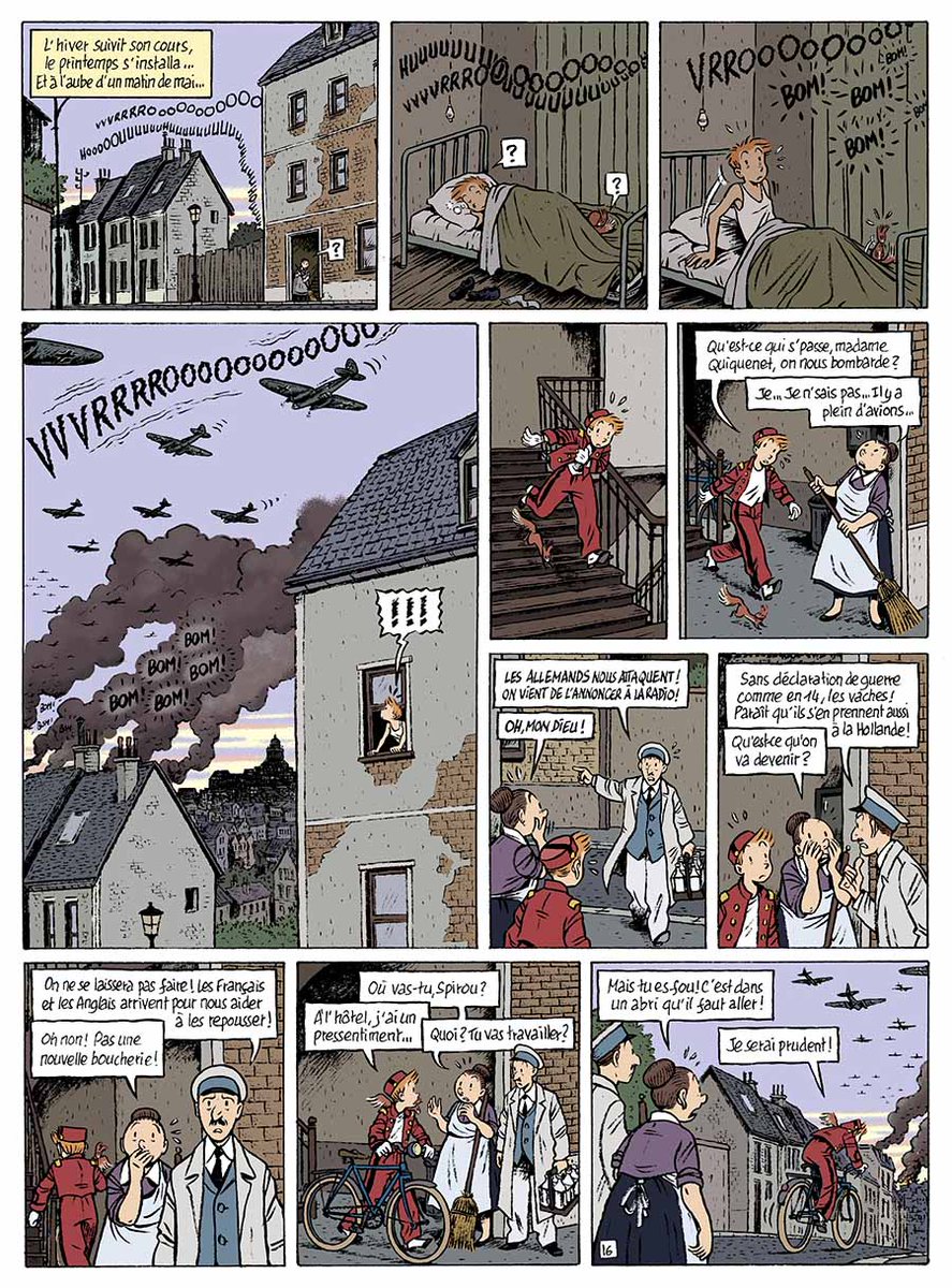 #31ChallengeBDMC #Jour2
Émile BRAVO a parfaitement su retranscrire tout ce qui faisait le sel de HERGÉ ou FRANQUIN, avec un dynamisme rare et un enthousiasme dans le dessin percutant.
Définitivement un de mes auteurs favoris.