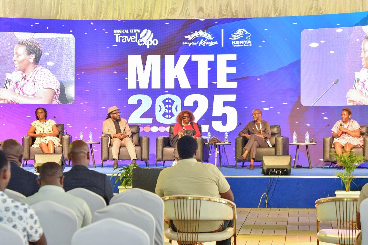 kinyahwe's tweet photo. MKTE2025 launched with dynamic exhibitions and thought-provoking seminars. Networking connected the industry, and a vibrant cocktail event celebrated the essence of Magical Kenya. @magicalkenya #MKTE2025 Ps Ololtua https://t.co/ZLYe4qBAgf