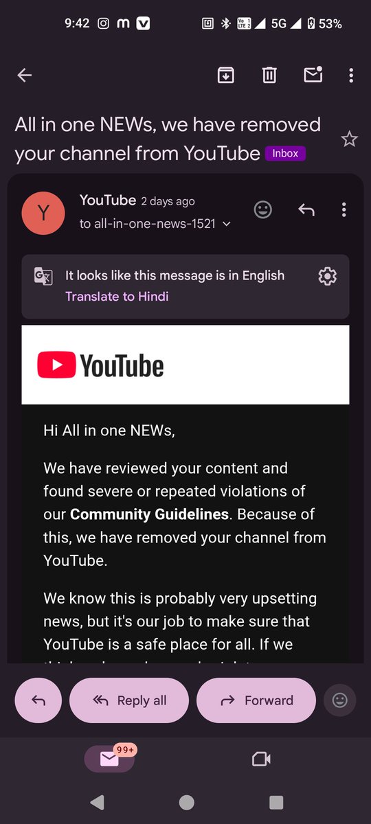 Dear YouTube Team <a href="/TeamYouTube/">TeamYouTube</a> 
I know every Community Guideline YouTube has rolled out &amp; I'm sure there is no violation of any community guideline &amp; I think this may have been a mistake. Pls review it again &amp; give back y suspended account
Channel URL :youtube.com/channel/