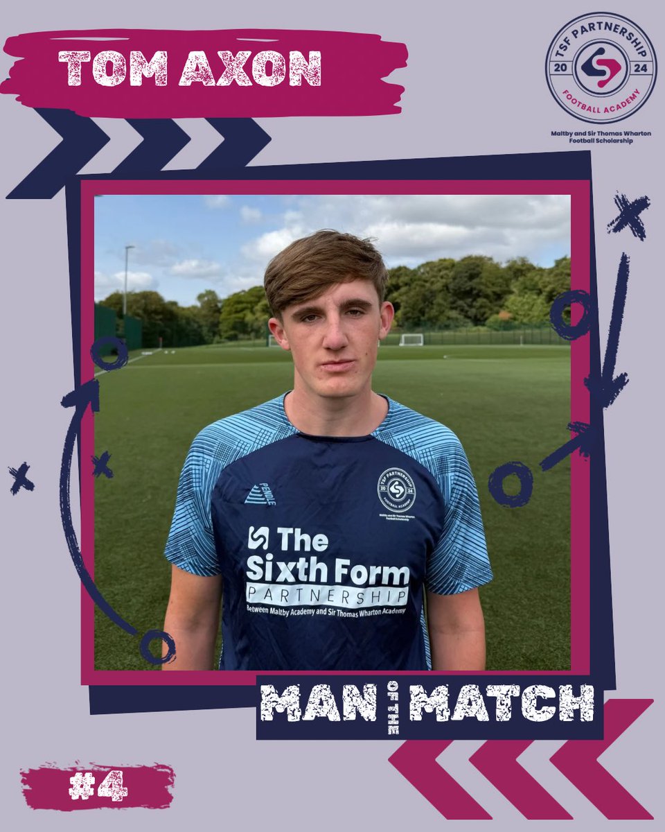 TSFP_Football's tweet photo. Yesterday’s Man Of The Match was midfield maestro Tom Axon. Tom ran the game for us, being the driving force throughout the game. Winning many duels, composed on the ball and led the team excellently!🤝 🏆 https://t.co/Y0gWQ360pJ