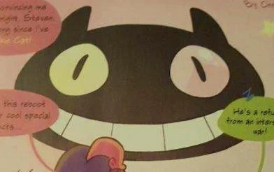 Cookie Cat leaving his home behind parallels Pink leaving Homeworld behind the same way Friend leaving his home for happiness parallels Gaster leaving the Underground behind #trust