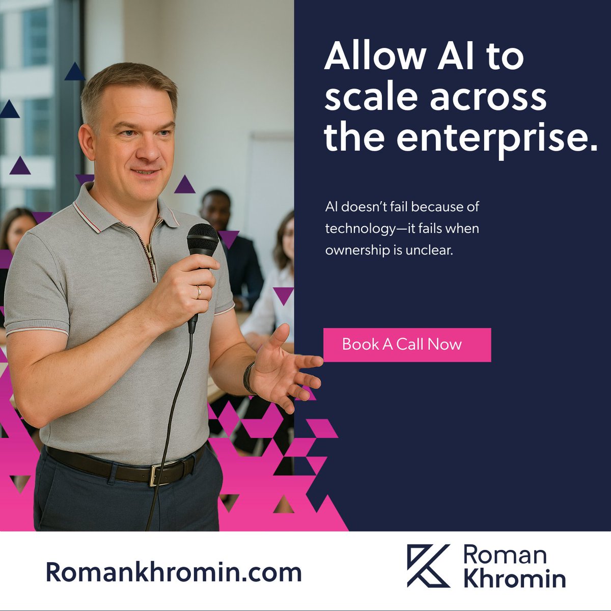 romankhromin's tweet image. AI doesn’t fail because of technology—it fails when ownership is unclear. 

🤖 Build the structures, roles, and strategy that allow AI to scale across the enterprise.

Learn more: romankhromin.com

#AIScale #AIExecution #TransformationSupport #LeadershipAlignment…