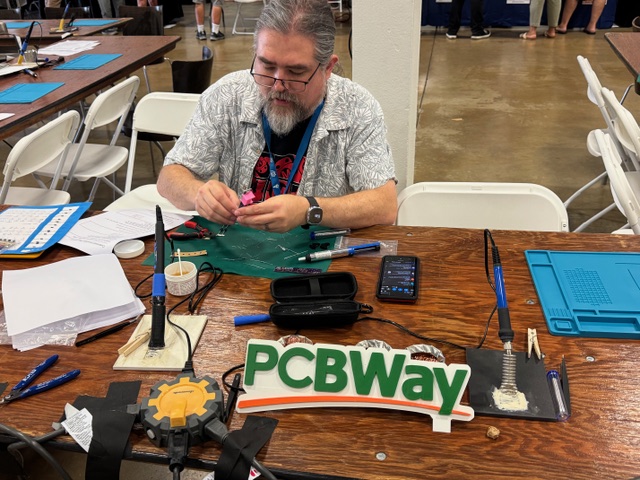 PCBWaySerene's tweet image. Another year with @MakerFaireOC !
Hope everyone who visited the soldering booth had a great time!