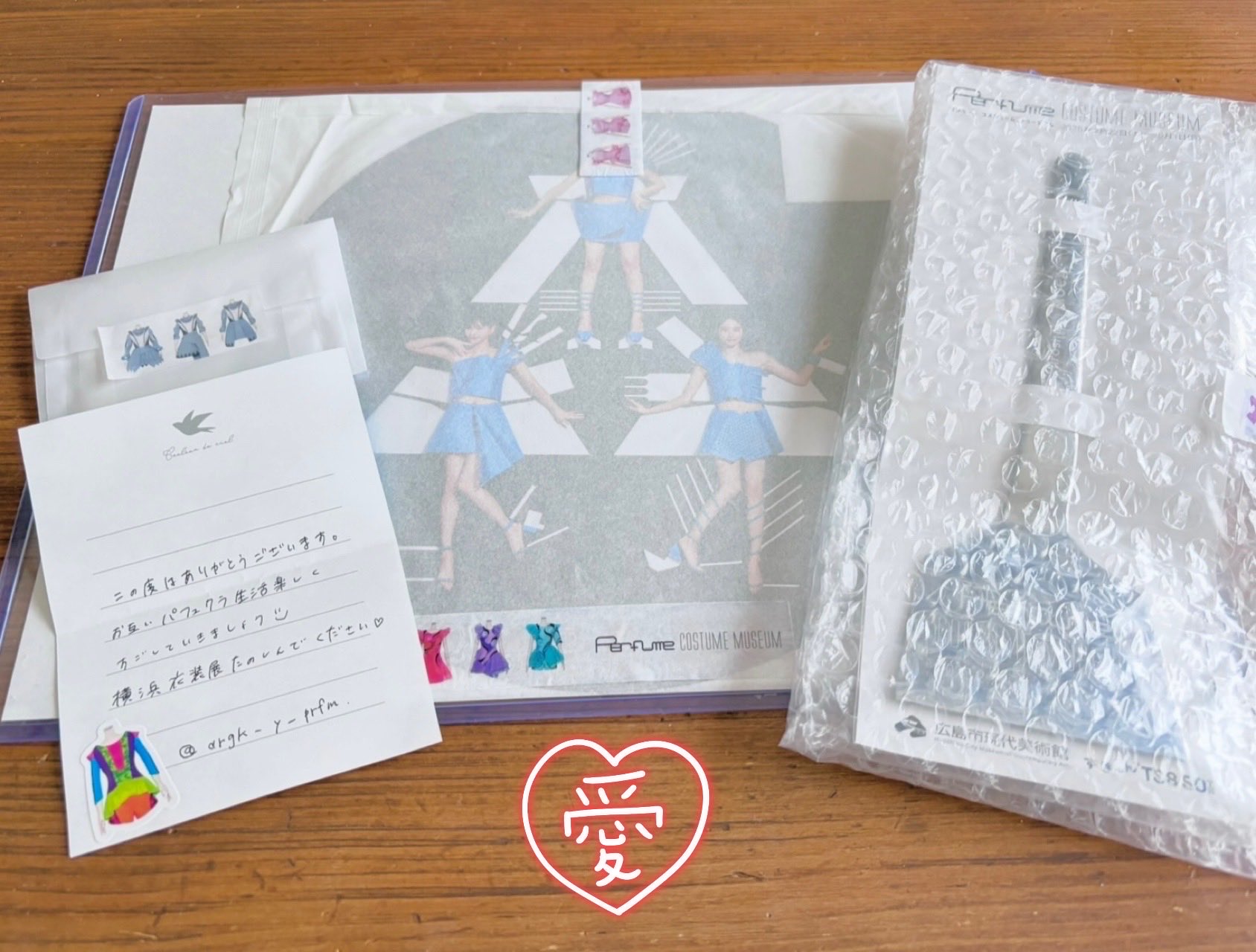 Perfume COSTUME MUSEUM 記念チケット ヘラ付き2個セット Perfume COSTUME MUSEUM 記念チケット ヘラ付き2個セット