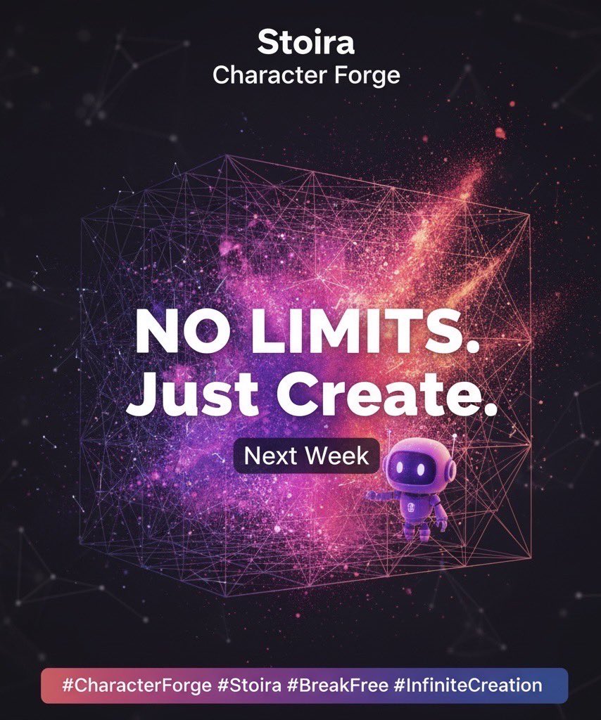 Stoira_official's tweet photo. You shouldn’t have limits on your imagination.
#CharacterForge #Stoira
Follow our socials to know when it drops.
X- https://t.co/tmsi6Rpo88
Instagram- https://t.co/01rlwBfRdy
YouTube- https://t.co/UFbgE9wrIj
Linkedin- https://t.co/lTIA6lOCcP
Discord- https://t.co/dEz0YguBol https://t.co/vHmPWfvs8v