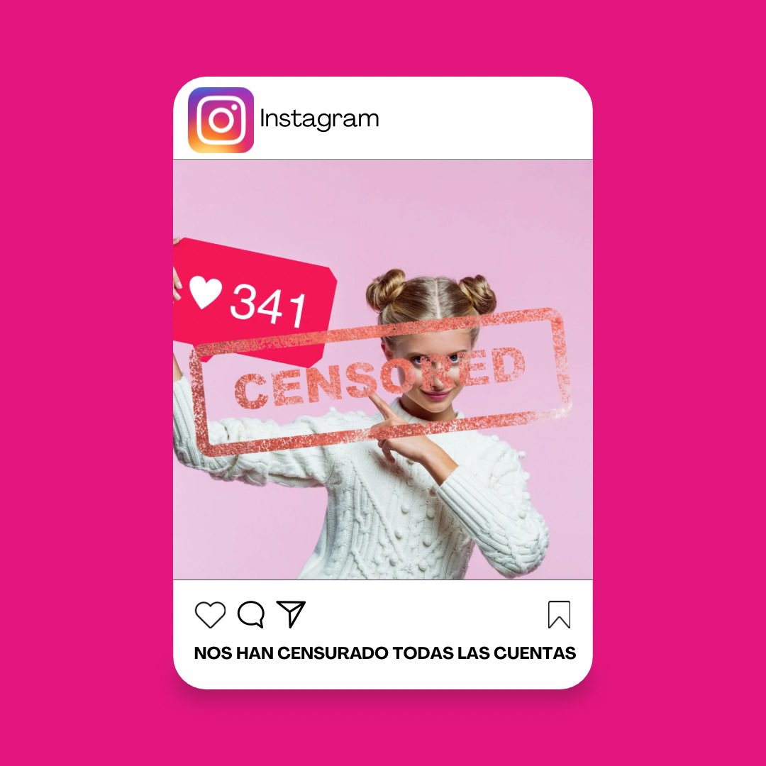 PuntLove's tweet photo. De nuevo la #censura de @Meta nos ataca… Todas nuestras cuentas suspendidas. TODAS 🤦🏻‍♂️ https://t.co/nc8W1LLoAc