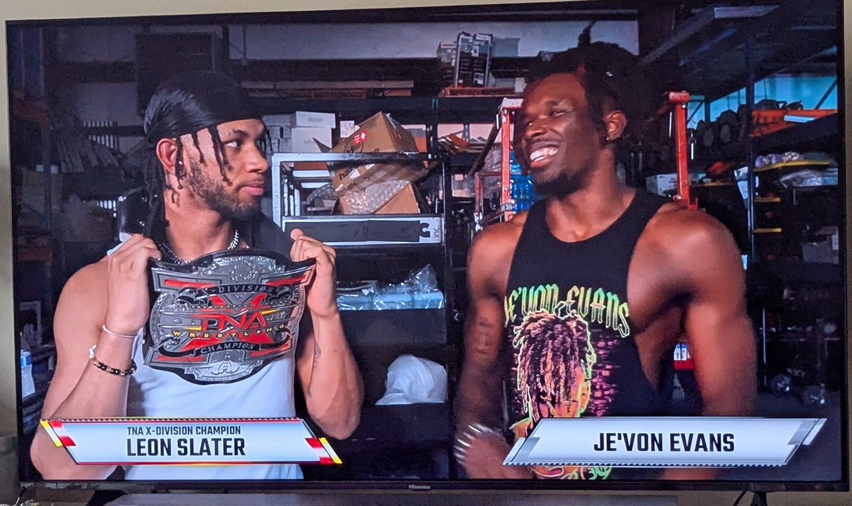 TheBatChef's tweet photo. From cheering on his legendary run at the Walker Dome at @NORTH_NCL, to watching him on @WWE TV. So hyped for all of @LEONSLATER_  success! #YoungestInCharge https://t.co/8VqqYwk7AR