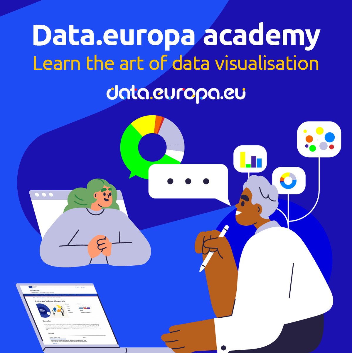 EU_opendata's tweet image. 📗 Are you new to data visualisation?

The data.europa academy offers a course to teach you all the ins and outs of creating inspiring data visuals. Explore the course now and get a full introduction to data visualisation.

Access course 👉 europa.eu/!d978tB

#EUOpenData