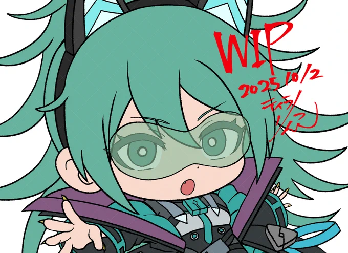 描き進めとるよん～～～～