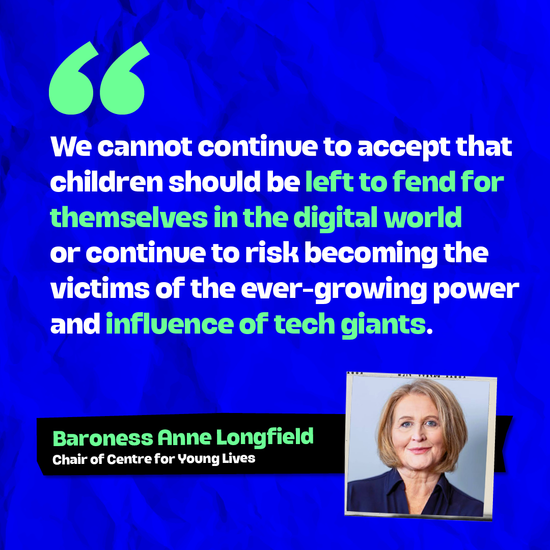 BTLV_UK's tweet photo. We're calling for action to protect children from the harms of social media with @CFyounglives and @annelongfield. Join the campaign and sign our open letter https://t.co/klOFE6vI9I 

#StopStealingChildhoods #BigTechsLittleVictims https://t.co/aB2y76BvPy