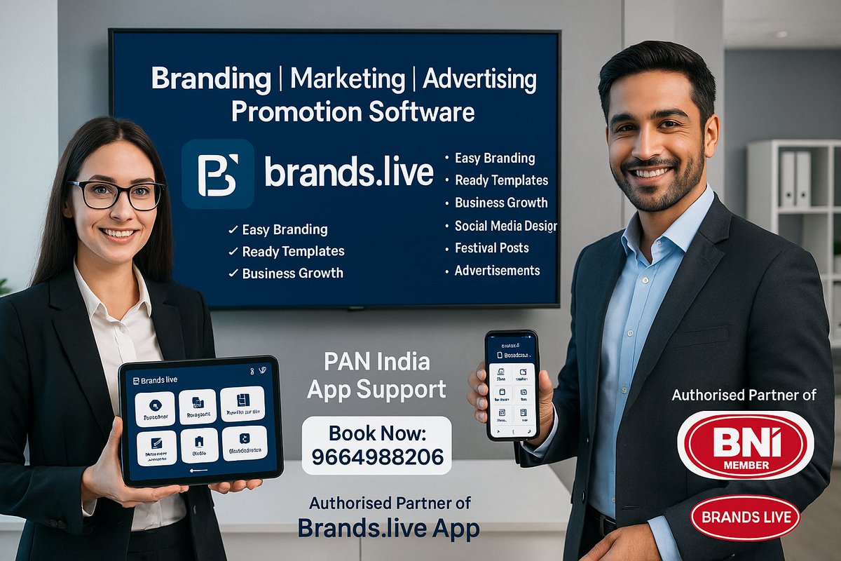 naveen_bagrecha's tweet image. 🚀 Supercharge your sales with Brandslive App Software!
One app for automation, lead-gen &amp;amp; growth 🌟
📞 Call: 96649 88206
#Brandslive #AhmedabadBusiness #BusinessGrowth