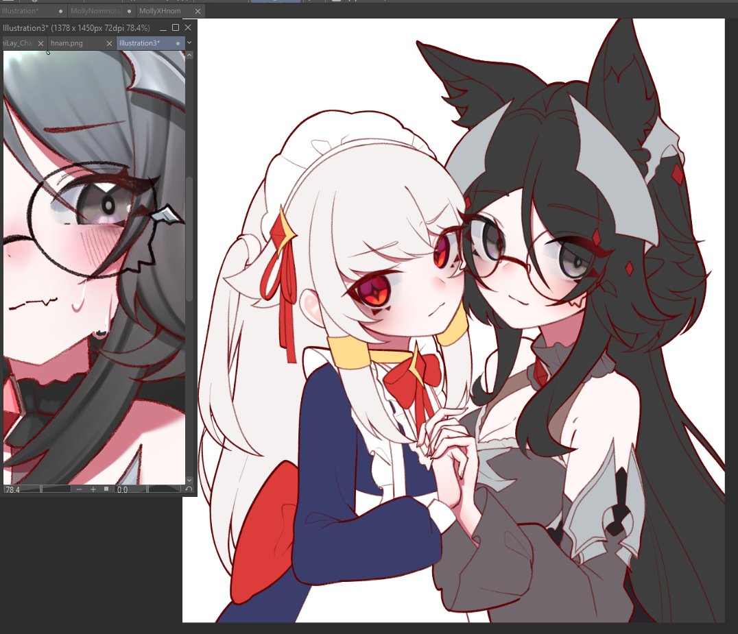 Mollyehe's tweet photo. ทำไมตั้งแต่รู้จักคุณหนู มือของผมก็หยุดวาดรูปไม่ได้เลย https://t.co/BzikaySdHv