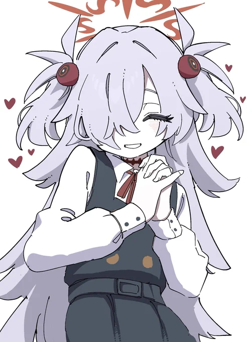 カノエちゃんの絵を加筆したので掲げさせてください! #ブルアカ