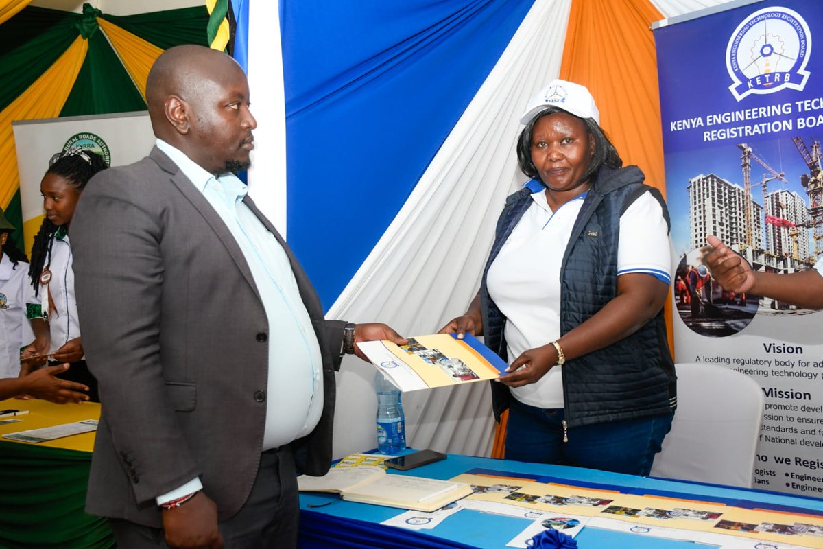 KETRB_'s tweet image. Have you visited our booth at the #NairobiInternationalTradeFair2025?
Got questions on #KETRB services? We’re here to help.
📍 Visit us at Jamhuri Grounds, Ngong Road.
🙌 Welcome all! Karibuni nyote!
#EngineeringTechnology #InternationalTradeFair2025 #KETRB