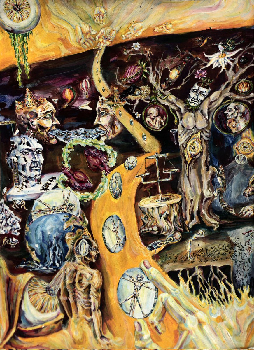 GD

"The Game of the Deities in the Vastness of Being" 

Paper, acrylic

2013