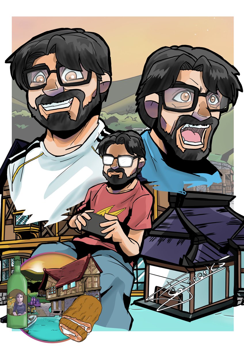 sidreriadelarte's tweet image. #digitalartworks amigos. @HogueraComics  @mikitamg