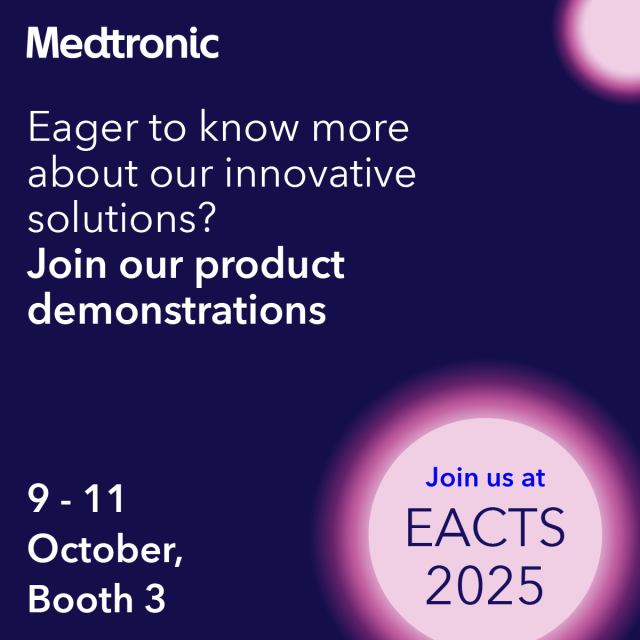 ciara_holohan's tweet photo. 👉 Explore our solutions in Cardiac Surgery by attending our product demonstration sessions. Come to booth 03 and experience our devices firsthand. Discover our full program: 'https://t.co/SoSEtdVyko ​ #EACTS #CardiacSurgery​ #MedtronicEmployee https://t.co/qiaKfZ5ILc https://t.co/9A3DyJaA3e