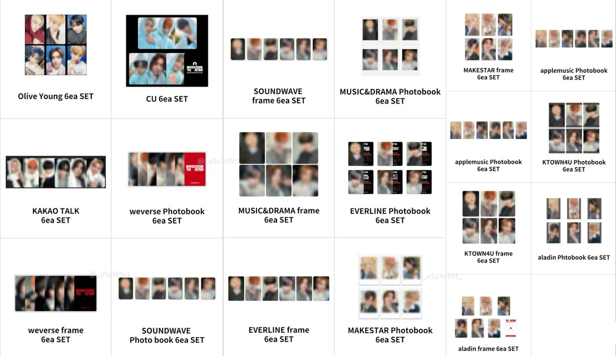 BOYNEXTDOOR The Action ✔️特典 一覧 🏷️メンバー選択 🏷️セット