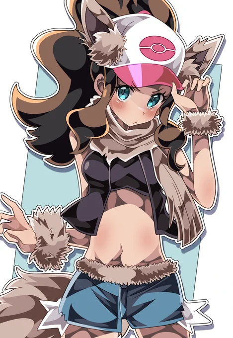 狼耳 トウコ #ポケモン #pokemon