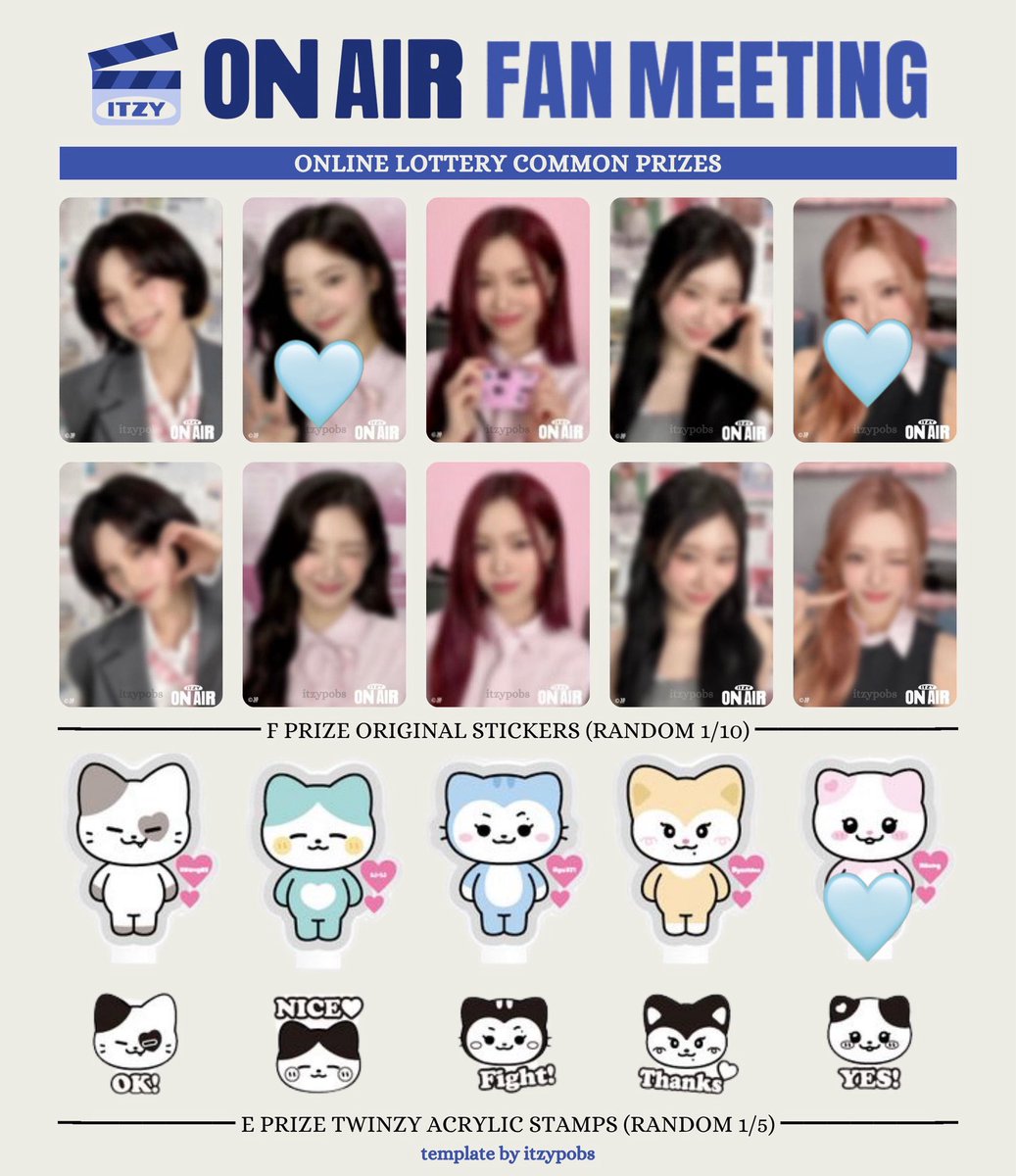 ITZY ファンミ オンラインくじ交換

譲→1枚目♡（ハートの数分の枚数）
求→2枚目♡優先買取

記載ミスですが、リュジン2は3枚所持予定です。
お気軽にお声掛けください。

 #ITZY交換