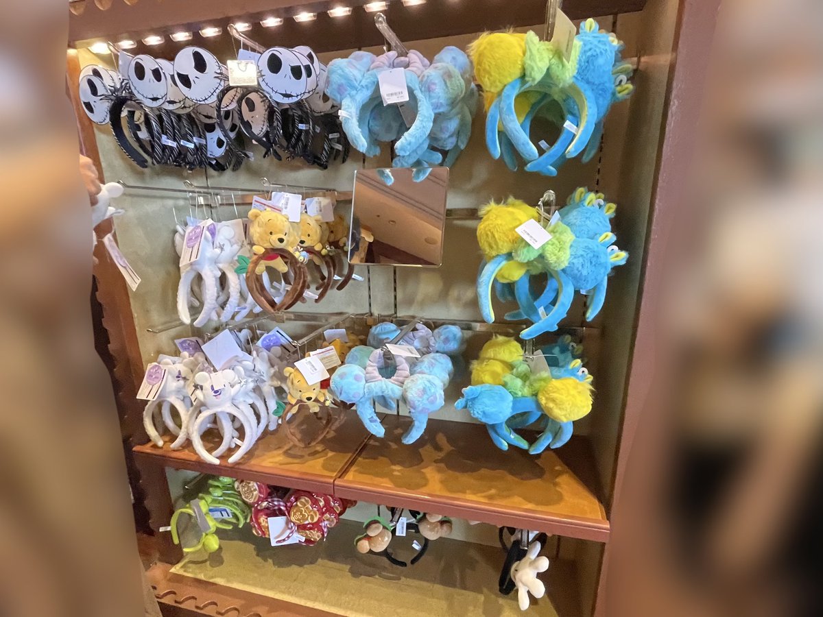 ディズニーパーク外店舗ボンヴォヤージュでいま売ってるカチューシャ