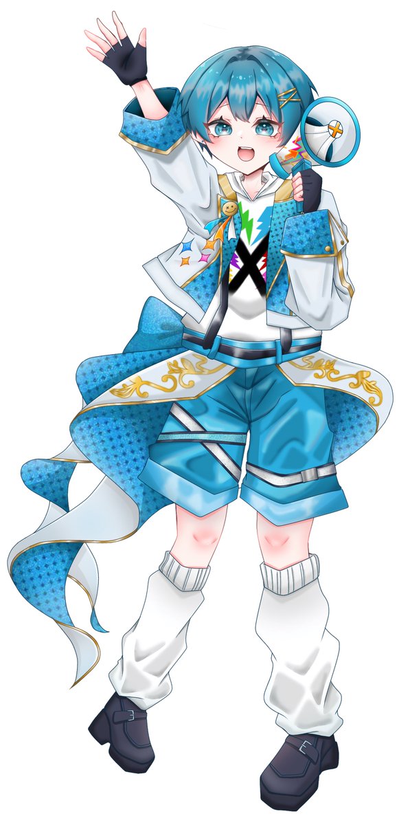 こちら等身のイラストでちぐさくんを担当させて頂きました⟡.·ライブで