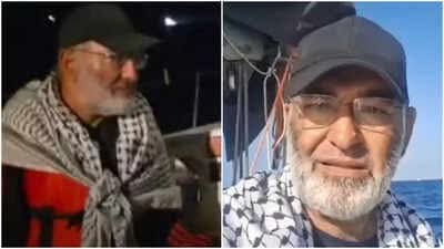 azam_1971's tweet photo. The occupying forces have arrested Jamaat-e-Islami leader and former president of Islami Chhatra Sangha Senator Mushtaq Ahmed Khan from the Global Samud Flotilla.
#Pakistan #jamateislam
#Israel
#Palestine #Flottilla https://t.co/Obi8ei3AYG