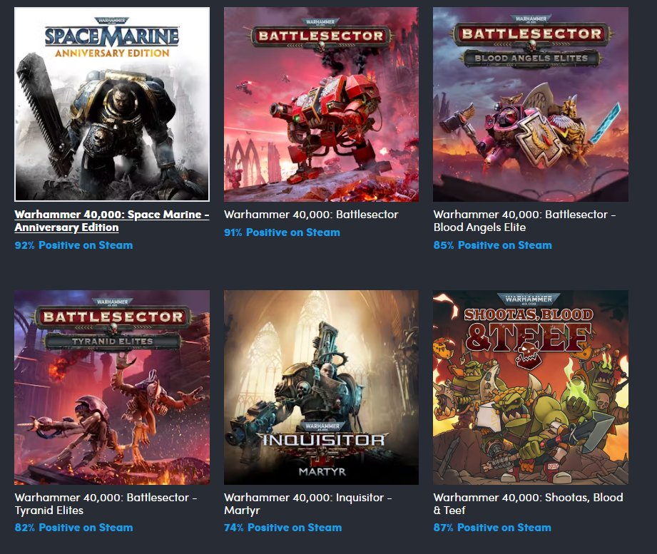 10 Warhammer Steam games for 12 Eur is more than just a good deal. Check them out! humblebundleinc.sjv.io/radarQ (affiliate)

#warhammer #SteamDeals #HumbleBundle