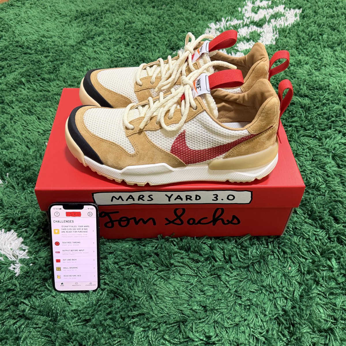 FashionarchiveA's tweet photo. マーズヤード3.0ついに着弾。
ISRUサマーキャンプ、参加して良かった😆
トム・サックス(@tom_sachs )、素晴らしい夏の思い出をありがとう！
#Nikecraft 
#Marsyard https://t.co/gZ4kh1UYcT