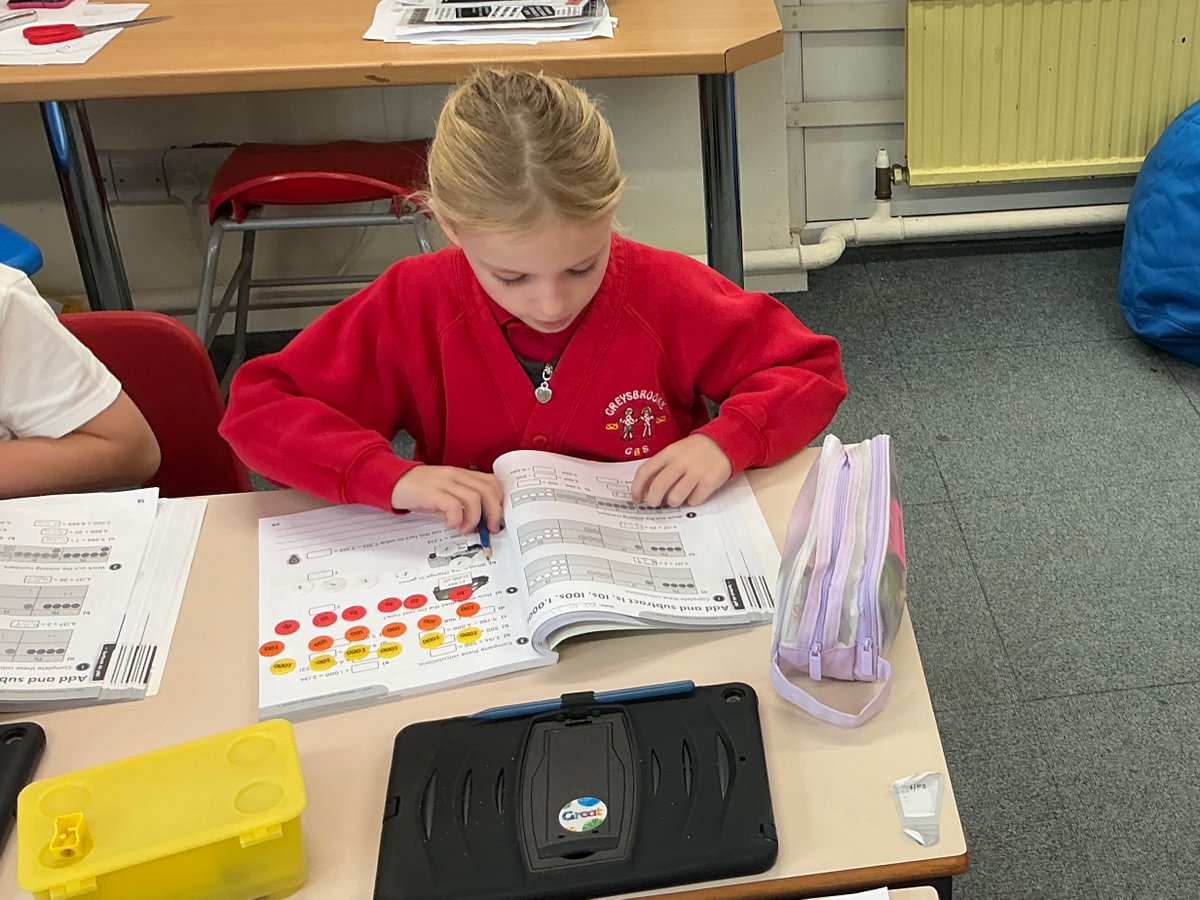 We love a manipulative in Year 4! Starting our new maths unit today- Addition and Subtraction