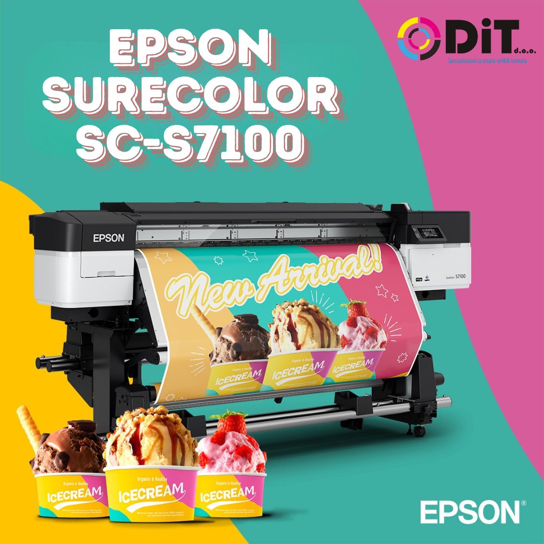 DITdoo's tweet photo. 🚀 Novi EPSON SureColor S7100 – produktivnost i kvaliteta u jednom - https://t.co/J0oe8Uf4nQ https://t.co/v2OU0Gzewc