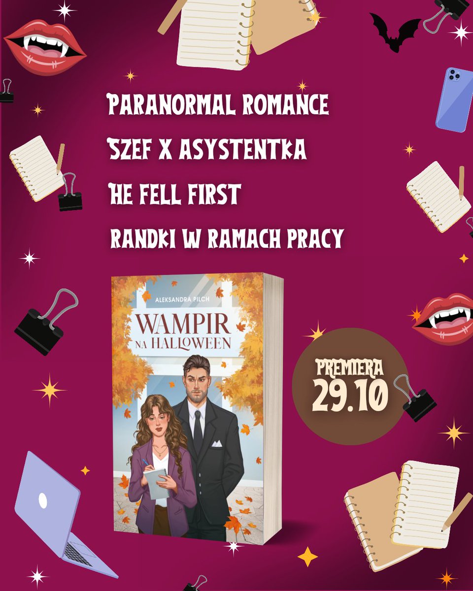 #wampirnahalloween już 29.10! Ogromnie się cieszę, że wkrótce poznacie Lucero i Daramilę 🥹❤️🦇