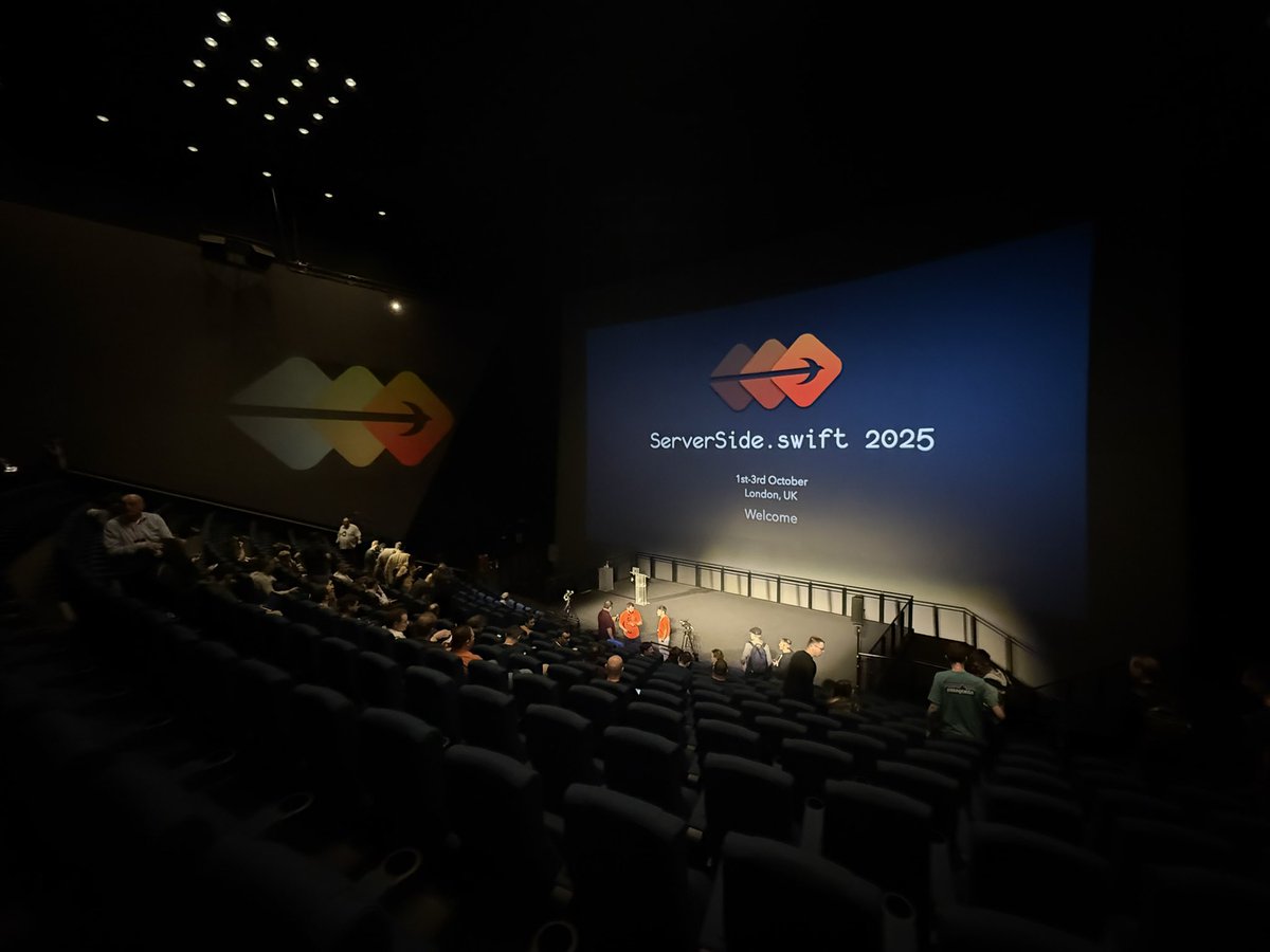 mitchellallison's tweet photo. Excited to be at @SwiftServerConf this week at the wonderful @sciencemuseum! #swiftlang https://t.co/tgCMkm7Lgp