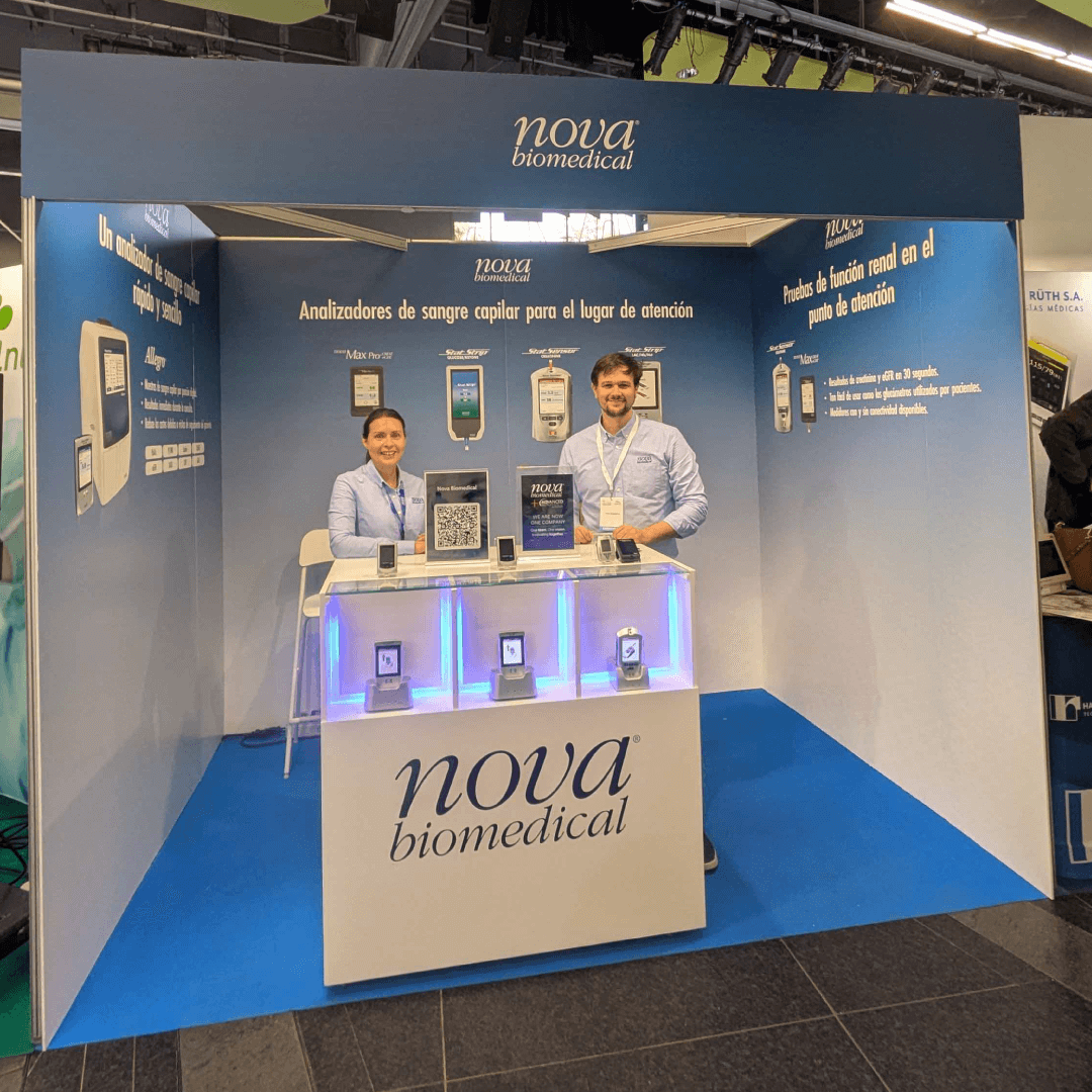 BiomedicalNova's tweet photo. ¡Hoy es el día!

En el stand 103 del #18CongresoANECORM, estamos haciendo pruebas de función renal gratuitas desde las 10:30 hs hasta las 18:00 hs.

Medimos creatinina y calculamos el filtrado glomerular.

¡Te esperamos! https://t.co/AmC858cuaX