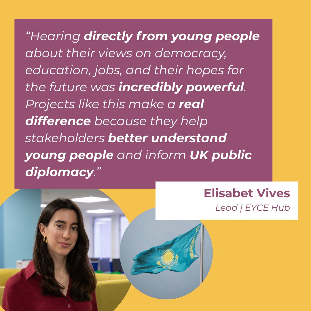 Some key insights from the <a href="/BritishCouncil/">British Council</a>'s Next Generation Kazakhstan report on young people’s views on education, employment, political engagement and more! 🌟

Read the full report by EYCE Hub (<a href="/elisabetvives/">Elisabet Vives</a>): lse.ac.uk/business/consu…