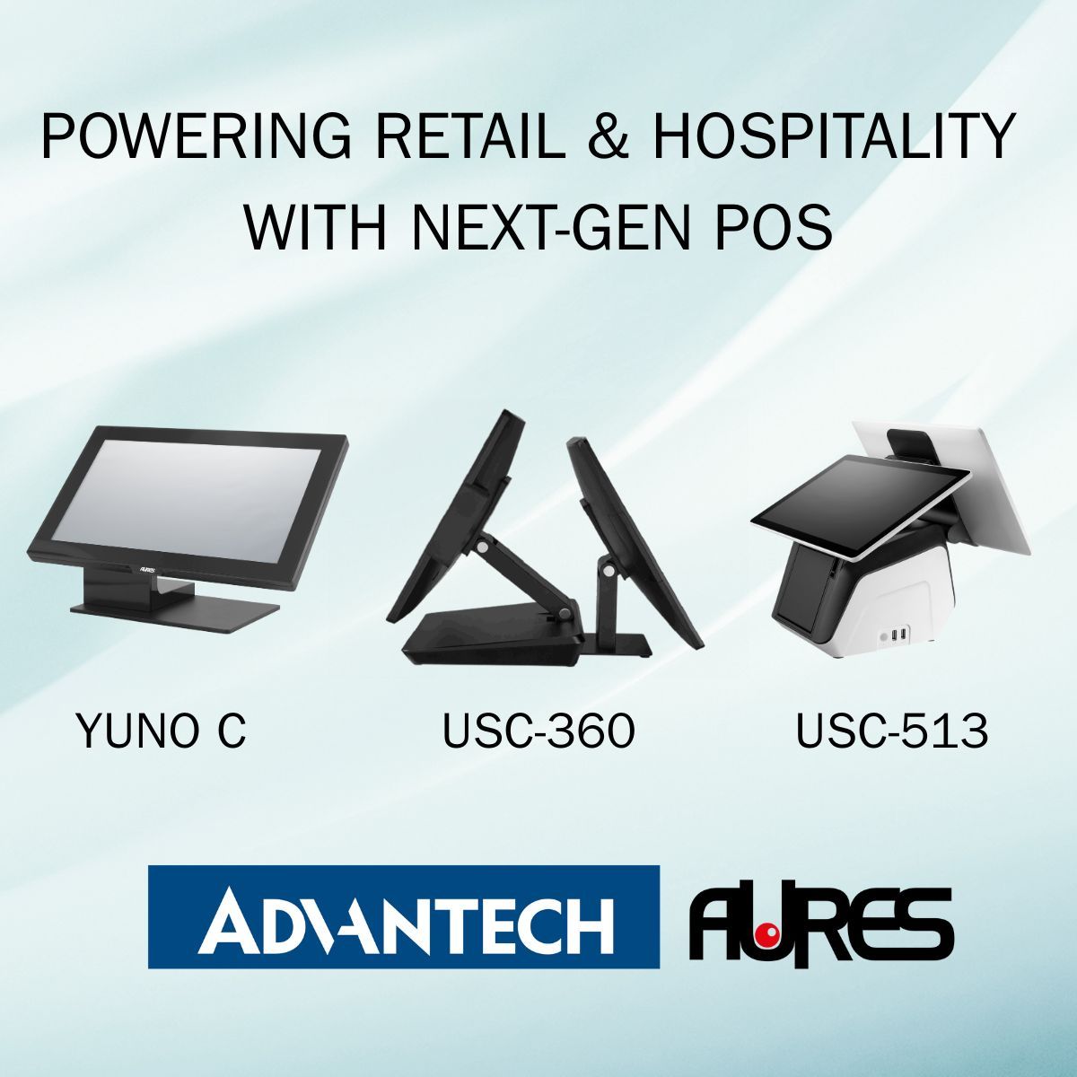 🔹 Powering Retail &amp; Hospitality with Next-Gen POS 🔹

From sleek all-in-one terminals to modular systems and complete peripherals — ADVANTECH-AURES UK delivers flexible, durable point-of-sale hardware made for every setting!
Key POS to watch: YUNO C, USC 360, USC 513