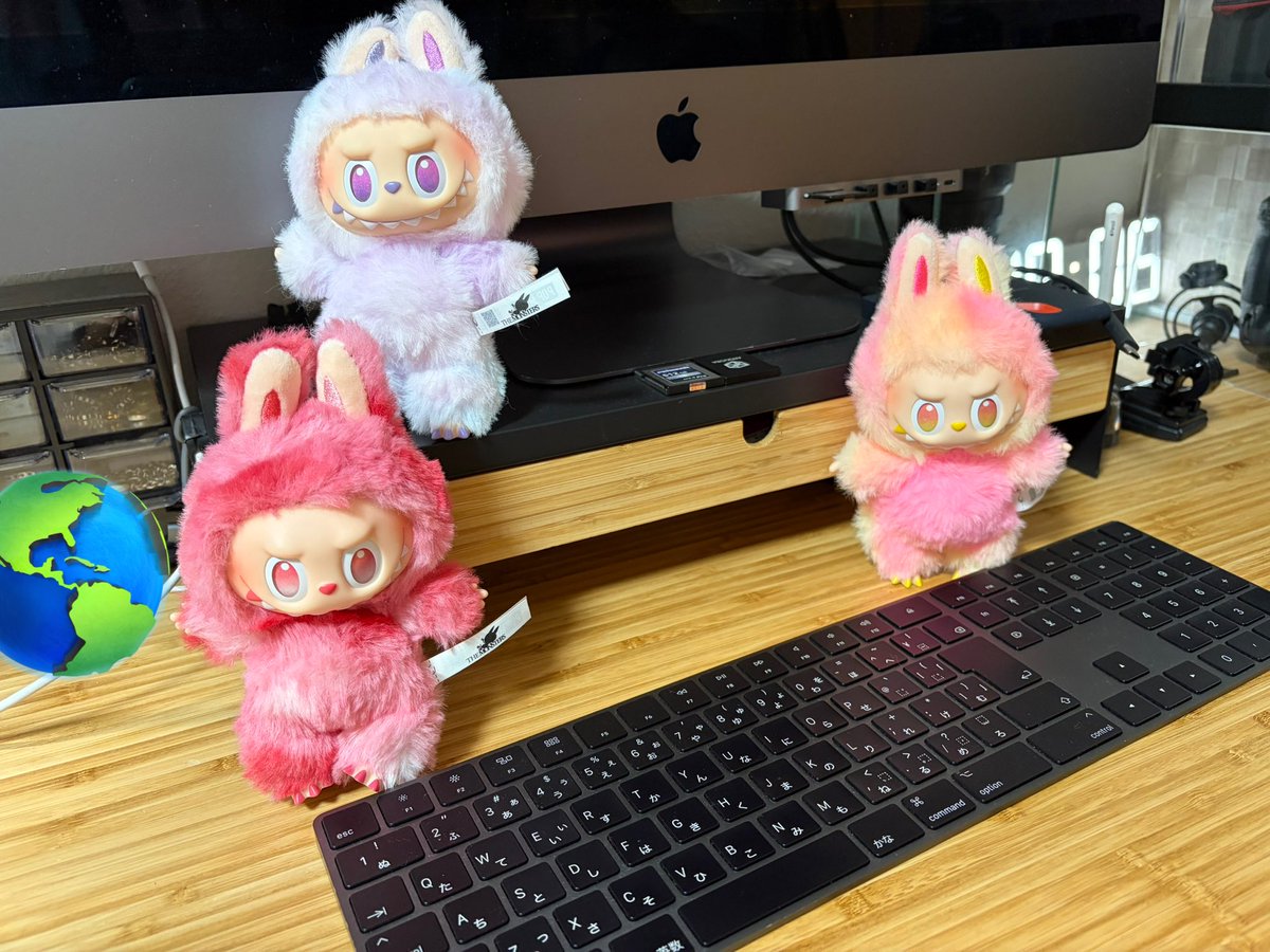 夫の居ぬ間にラブブを嗜む🐰🐰🐰
#ラブブ