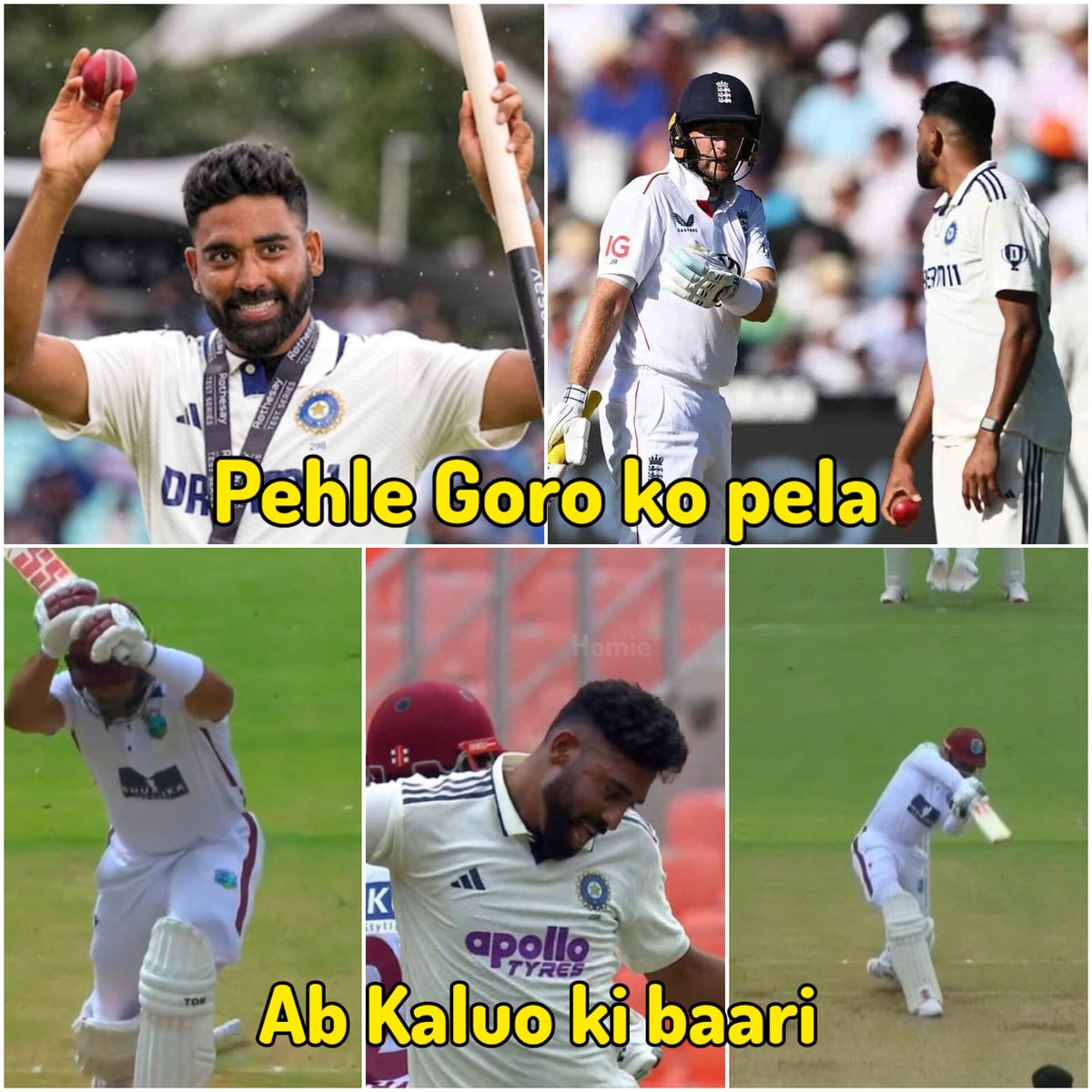 Siraj is on fire! 🔥 What a spell—pure class in Test cricket! 👏

#siraj #bumrah #INDvsWI #IndianCricket