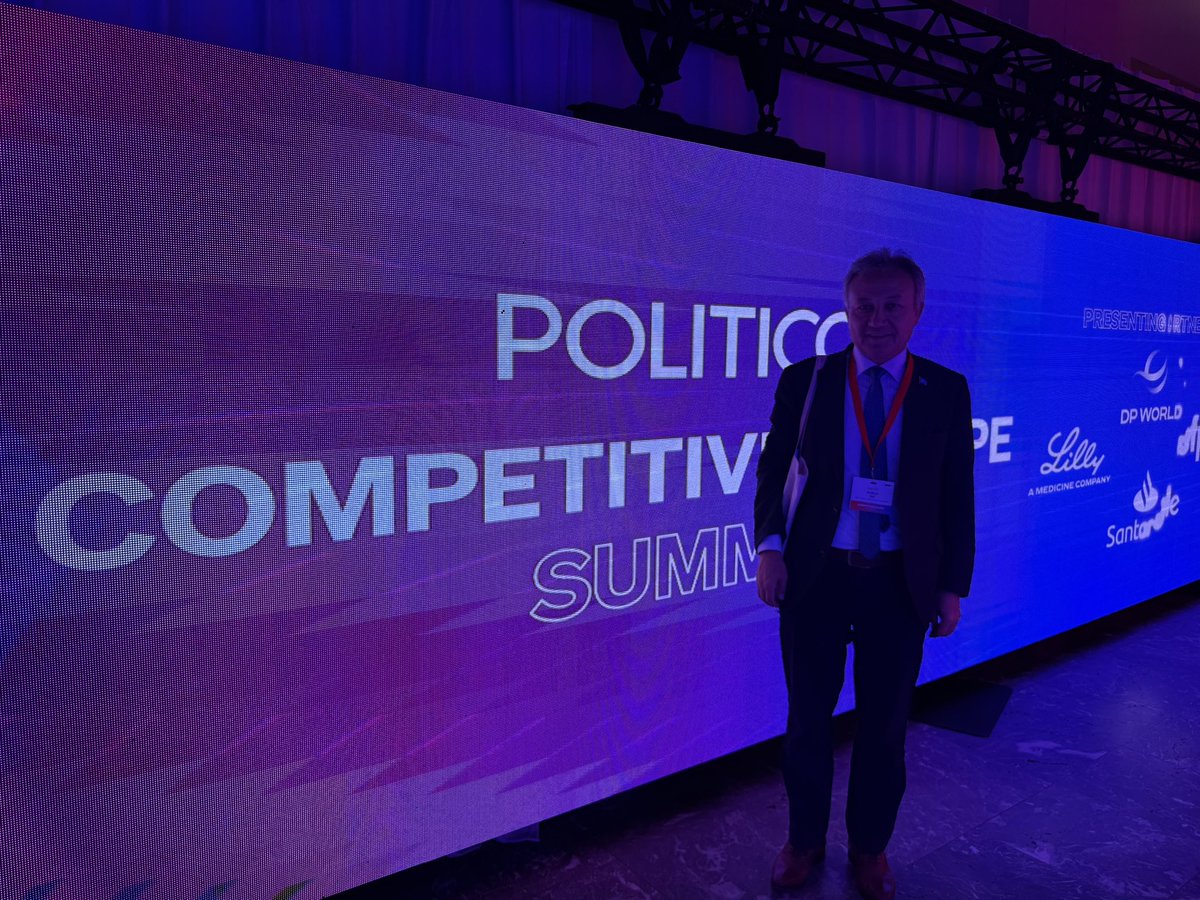 Dolkun_Isa's tweet photo. Excited to attend the POLITICO Competitive Europe Summit today in Brussels and to meet with Turkey’s Ambassador Faruk Kaymakcı. Looking forward to insightful discussions on Europe’s future and competitiveness. #CompetitiveEurope #POLITICO #Brussels https://t.co/oFrP5uiNAK