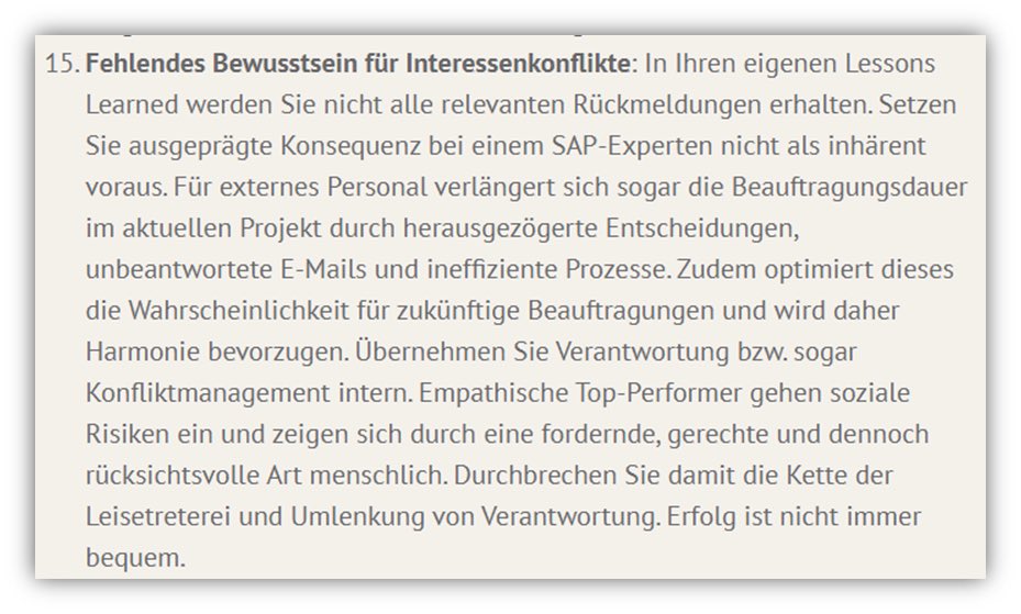 S4_Projects's tweet image. In SAP transformations, success depends as much on leadership behavior as on technical execution. Conflicts of interest often go unnoticed, creating a culture where delays and inefficiencies are tolerated. 

s4-experts.com/2025/02/25/sap…

#SAPproject #Courage #projectaccelerator