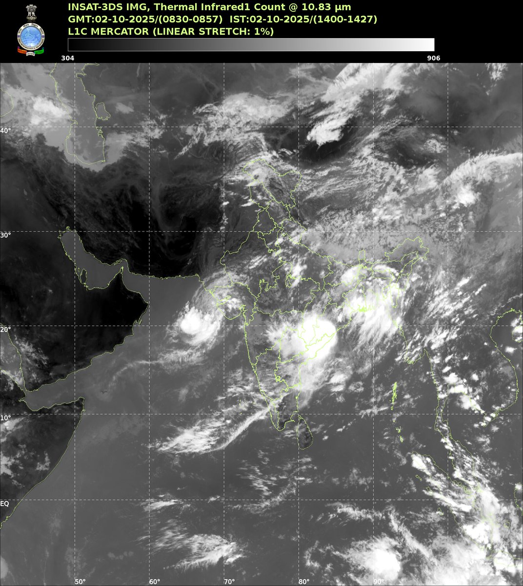 jnmet's tweet image. Deep depression in the NW BOB will make landfall between #Gopalpur &amp;amp; #Paradip Thurs night into move toward E #UttarPradesh &amp;amp; #Nepal Fri &amp;amp; this weekend. Depression in the AS may eventually turn back E into #Gujarat around Tues. Risk of isolated showers in S #Pakistan into Friday.