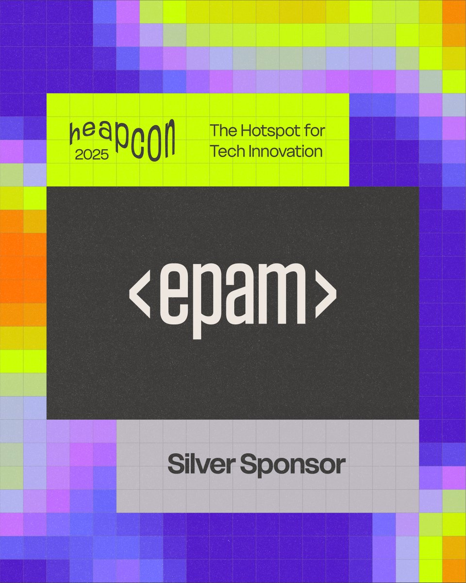 EPAM Systems is once again supporting innovation and technology as a sponsor of this year's Heapcon!

Visit their booth to learn more about open positions, the Campus program, or to sign up for the LEGO prize!

#heapcon2025 #heapspace #epamsystems #sponsorappreciation #techevent