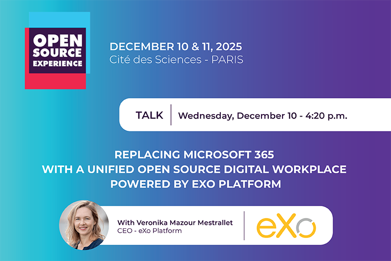 💡What if you could replace #Microsoft365 with an all-in-one, #OpenSource, sovereign #digitalworkplace ? It is now possible!
Join <a href="/VeronikaMazour/">Veronika Mazour</a> 's conference on December 10 at <a href="/OSXP_Paris/">Open Source Experience</a> 
#OSXP2025
opensource-experience.com/en/